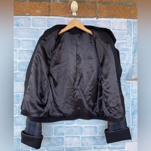 Peggy Jennings tartan plaid wool riding jacket size medium - Picture 11 of 12